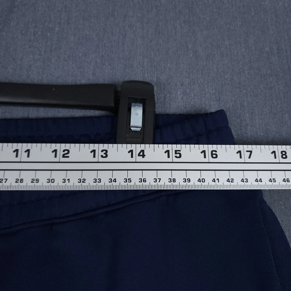 Rhone Micro Terry Sweatpants Mens Large Navy Blue Elastic Waist‎ Track Pants